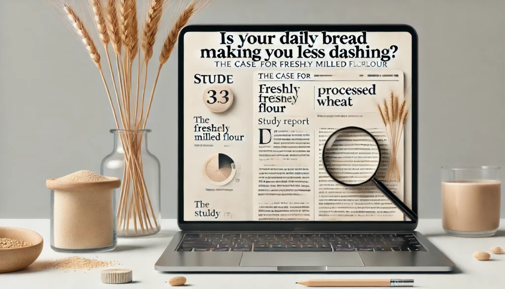 fresh milled bread in the morning