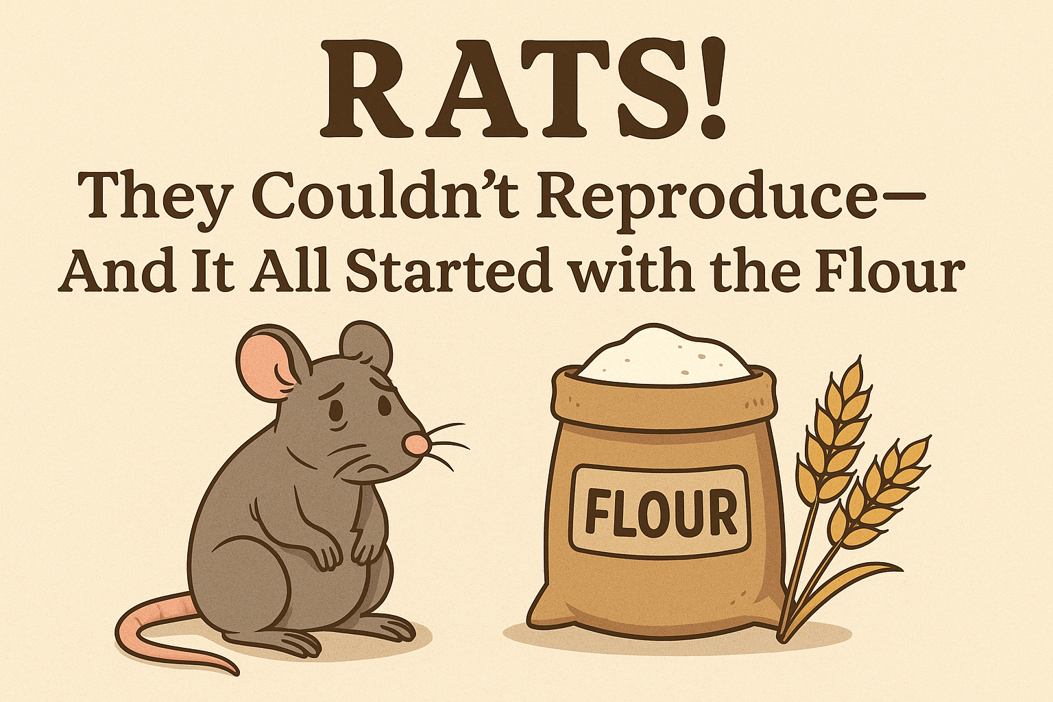 🐀 Rats! They Couldn’t Reproduce—And It All Started with the Flour